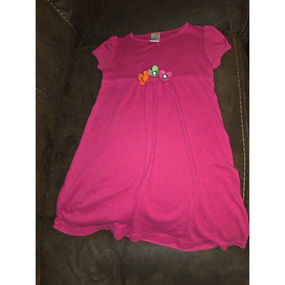 Gymboree outlet exclusive fall homecoming pink floral dress size 5